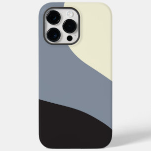 Coque Case-Mate iPhone Vagues simples - Noir, Gris et Crème