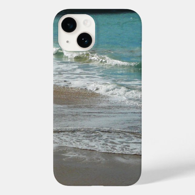 Coques Case-Mate iPhone Vagues sur la plage bleu turquoise Océan (Verso)