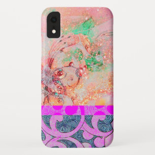 Etui iPhone Case-Mate VAGUES / Tourbillons rose vif violet clair dans de