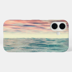 Coque Pour iPhone 16 Vagues turquoise