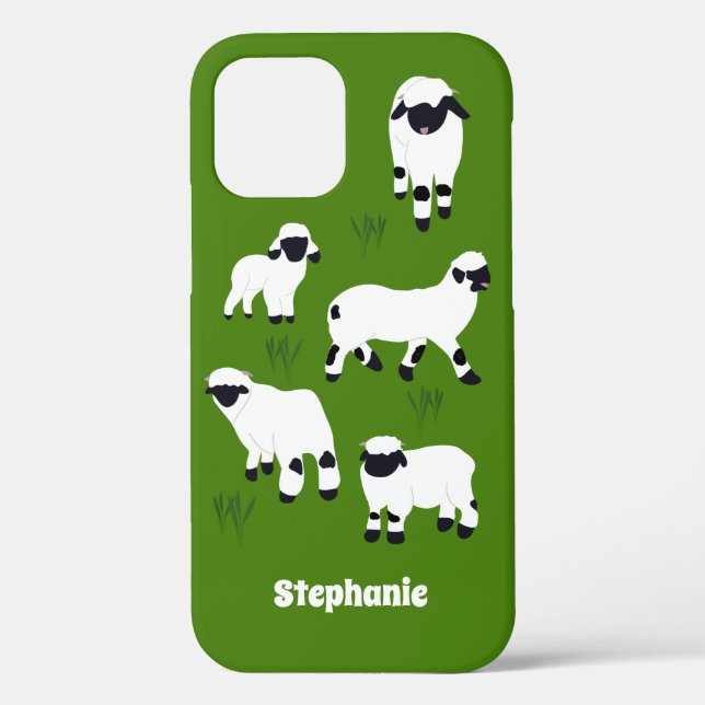 Coques Case-Mate iPhone Valais Blaccusé Moutons Personnalisés Agriculteurs (Verso)