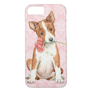 Coque Case-Mate iPhone Valentine Basenji rose