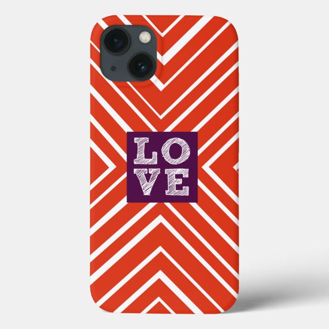 Coques Case-Mate iPhone Valentine LOVE Bullseye (Verso)