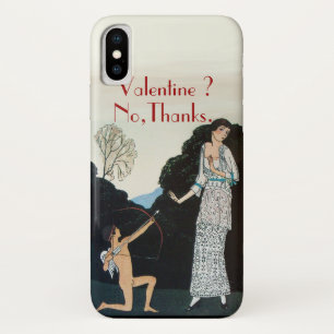 Case-Mate iPhone CASE VALENTINE ? NON, MERCI /RETRO ANTI VALENTINE'S DAY