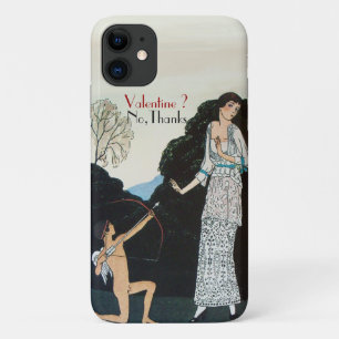 COQUE Case-Mate POUR iPhone VALENTINE ? NON, MERCI /RETRO ANTI VALENTINE'S DAY