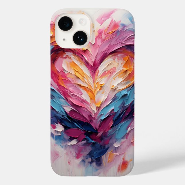 Coques Case-Mate iPhone Valentine Radiant Love Heart Splash (Verso)