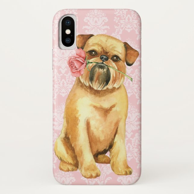 Coques Case-Mate iPhone Valentine Rose Bruxelles Griffon (Dos)