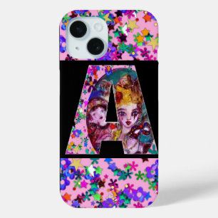 COQUE Case-Mate iPhone VALENTINE VÉNÉTIENNE MASQUÉRADE MONOGRAMME UNE LET