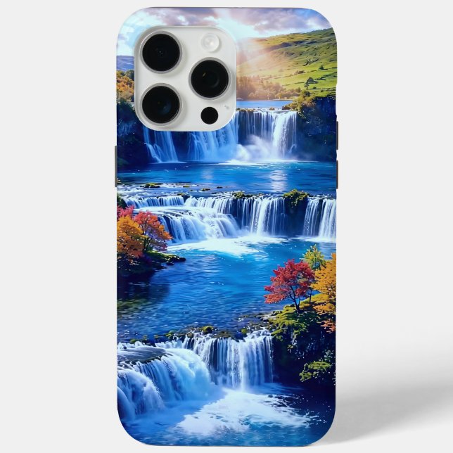 Coques Case-Mate iPhone Vallée en cascade ensoleillée 001 (Verso)