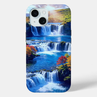 Coque Case-Mate iPhone Vallée en cascade ensoleillée 001