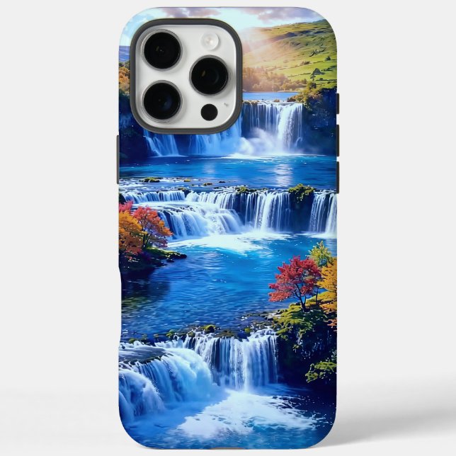 Coques Case-Mate iPhone Vallée en cascade ensoleillée 001 (Verso)