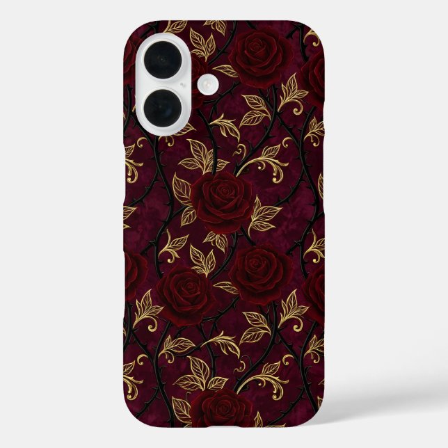 Coques Case-Mate iPhone Vampire Rose Garden Pattern Phone Case (Verso)