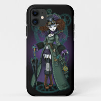 Vampire victorien IPhone 5 de Steampunk de temple
