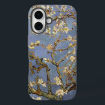Coques iPhone 16 Van Gogh Almond Blossom<br><div class="desc">Vincent Van Gogh Série de peinture nature - Fleur d'amandes dans les tons bleus</div>