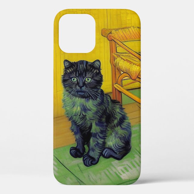Coques Case-Mate iPhone Van Gogh Black Cat (Verso)