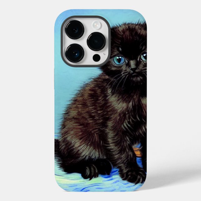 Coques Case-Mate iPhone Van Gogh Black Kitten avec fils (Verso)