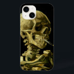 Coque Case-Mate iPhone Van Gogh Fumer du squelette<br><div class="desc">coque iphone représentant la peinture à l’huile de Vincent van Gogh,  Skull of a Skeleton with Burning Cigarette (1885-86). Un grand cadeau pour les amateurs de post-impressionnisme et d'art hollandais !</div>
