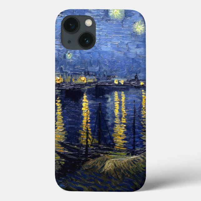 Coques Case-Mate iPhone Van Gogh Nuit étoilée sur Rhône (Verso)