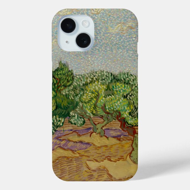 Coques Case-Mate iPhone Van Gogh "Olive Trees" Cell Case (Verso)