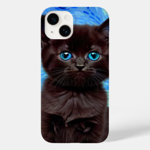 Coque Case-Mate iPhone Van Gogh Starry Night Black Cat