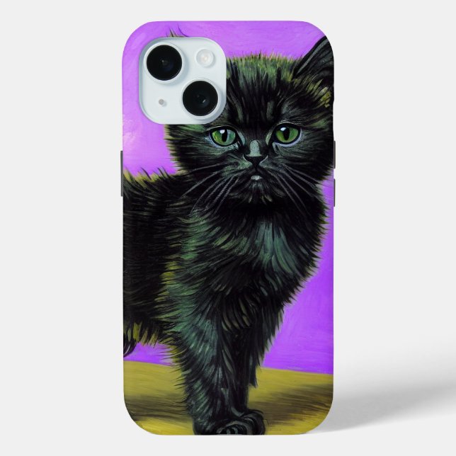 Coques Case-Mate iPhone Van Gogh Style Cat (Verso)