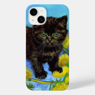 Coque Case-Mate iPhone Van Gogh Style Chat avec tournesol