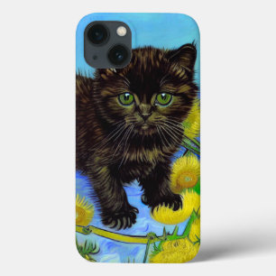 Case-Mate iPhone Case Van Gogh Style Chat avec tournesol