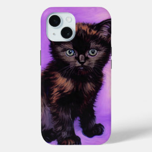 Coque Case-Mate iPhone Van Gogh Style Chat pourpre