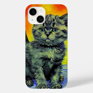 Coque Case-Mate iPhone Van Gogh Style Chat Sunset Beach