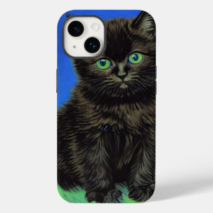 Coque Case-Mate iPhone Van Gogh Style Kitten noir