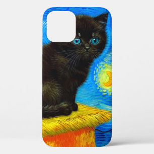 Case-Mate iPhone Case Van Gogh Style Starry Night Cat