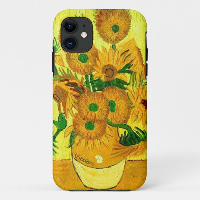 Coques Case-Mate iPhone Van Gogh Sunflowers (Dos)