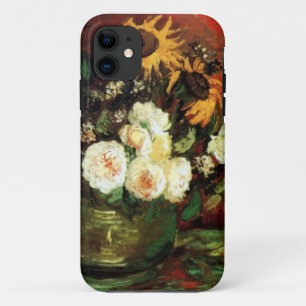 Coque Case-Mate iPhone Van Gogh Sunflowers et Roses