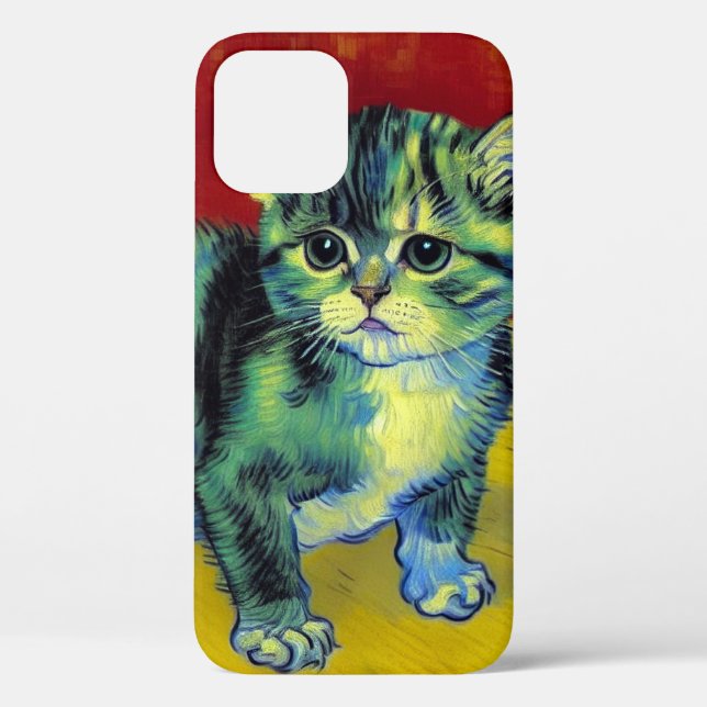 Coques Case-Mate iPhone Van Gogh Tabby Cat (Verso)