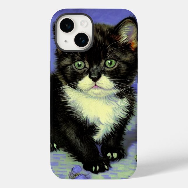 Coques Case-Mate iPhone Van Gogh Tuxedo Kitten (Verso)