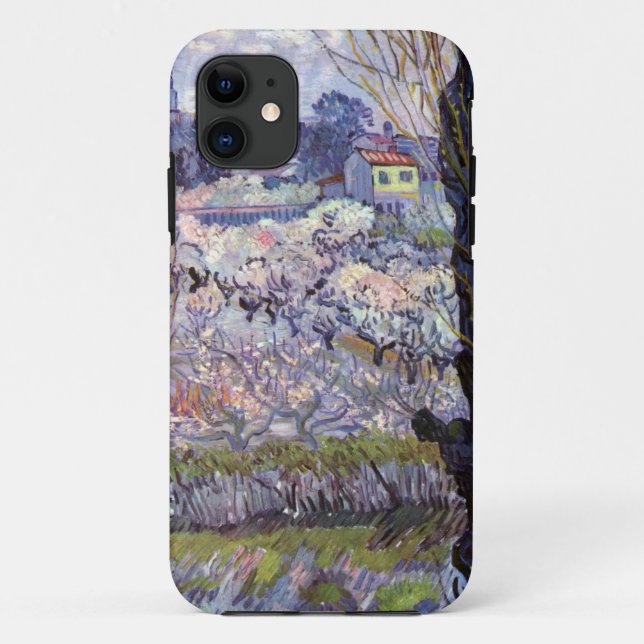 Coques Case-Mate iPhone Van Gogh Vue Arles Jardin Fleuri (Dos)