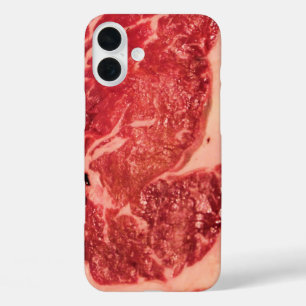 Coque Pour iPhone 16 Plus Vapeur de Ribeye de viande crue