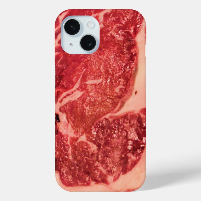 Coques Case-Mate iPhone Vapeur de Ribeye de viande crue (Verso)