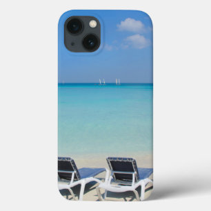 iPhone 13 Case Varadero, Cuba. Sand And Beach Chairs