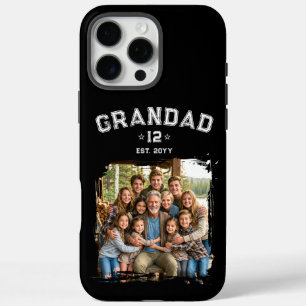Coque iPhone 16 Pro Max Varsity Grand-père Photo Héritage Total Grands Est