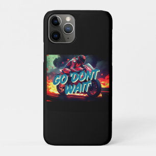 Case-Mate iPhone Case "Vas-y. N’attendez pas - Citation de motocyclette