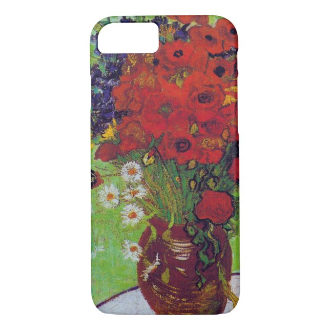 Coques Case-Mate iPhone Vase avec Cornflowers et Poppies, Van Gogh (Dos)