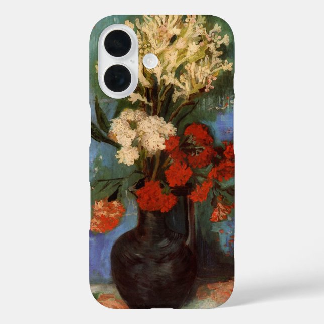 Coques Case-Mate iPhone Vase avec des oeillets de Vincent van Gogh (Verso)