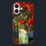 Coque Pour iPhone 16 Vase avec des papillons rouges | Vincent van Gogh<br><div class="desc">Vase with Red Poppies de Vincent van Gogh est un tableau captivant qui met en valeur l’utilisation dynamique de la couleur et de la brosse expressive de l’artiste. Le tableau présente un vase de terre simple rempli de coquelicots cramoiseux et audacieux, dressé contre un arrière - plan texturé et muet....</div>