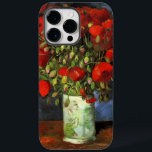 Coque Case-Mate iPhone Vase avec des pavots rouges par Vincent Van Gogh<br><div class="desc">Vase avec des pavots rouges,  peint par Vincent Van Gogh en 1886. Cette image est du domaine public.</div>