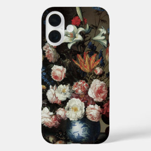 Coques iPhone 16 Vase des fleurs par une fenêtre, Balthasar van der