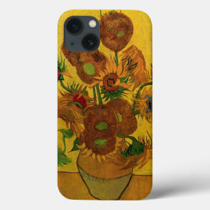 Etui iPhone 13 Vase Still Life avec 15 tournesols Vincent van Gog