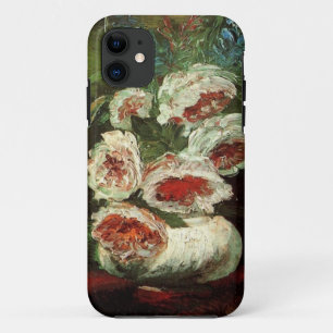 Coques Pour iPhone Vase vintage avec pivoines par Vincent van Gogh.