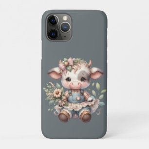 Case-Mate iPhone Case Veau mignon Farmcore dans une robe florale vintage