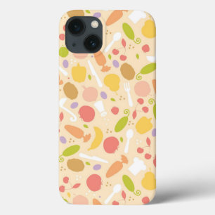 Coque Case-Mate iPhone Végétarian cooking pattern